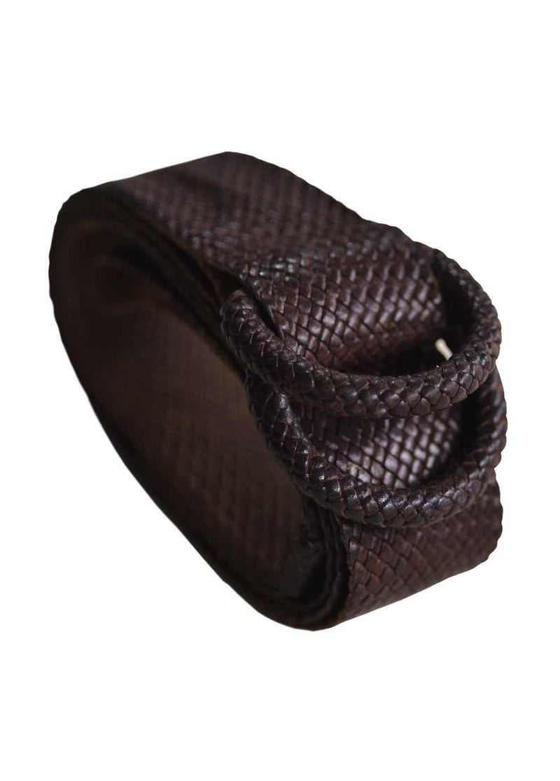 Bill Webb Heritage 23 strand, hand plaited kangaroo leather belt M